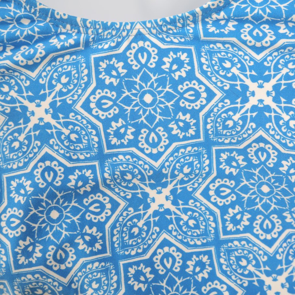 La Blanca Tile We Meet Again One Piece‎ Swimsuit, teals and blues, 4 NWOT - Picture 4 of 15